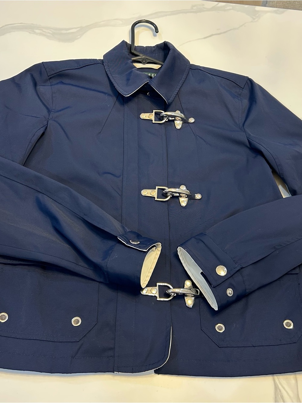 Women’s Ralph Lauren Blue Marine Yachting Jacket.Size Small. Never worn.